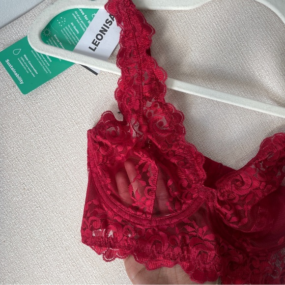 NWT Leonisa Milan Lace Underwire Bralette Duo - Picture 6 of 12
